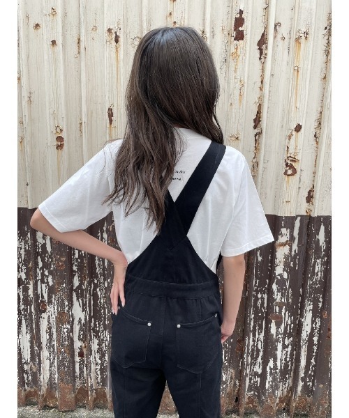 ENVYM（アンビー）の「レタリングＴ－ＳＨ（Tシャツ/カットソー・レディース・ホワイト/ブラック/グリーン・FREE）」の14枚目の写真