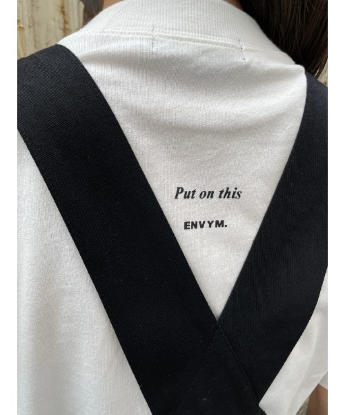 ENVYM（アンビー）の「レタリングＴ－ＳＨ（Tシャツ/カットソー・レディース・ホワイト/ブラック/グリーン・FREE）」の18枚目の写真