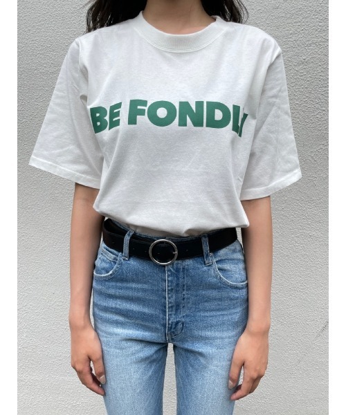 ENVYM（アンビー）の「レタリングＴ－ＳＨ（Tシャツ/カットソー・レディース・ホワイト/ブラック/グリーン・FREE）」の22枚目の写真