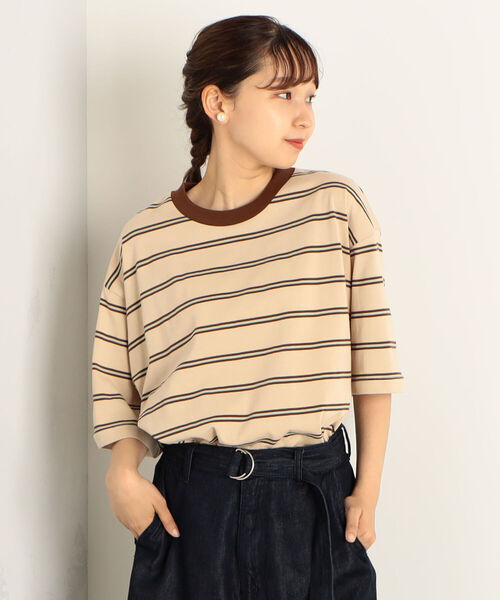 FREDY&GLOSTER(フレディアンドグロスター)の「【sportswear/スポーツウェア】ショートスリーブTシャツ(Tシャツ/カットソー・レディース・ホワイト系その他4/ベージュ系その他3/ブルー系その他3・FREE)」の4枚目の写真