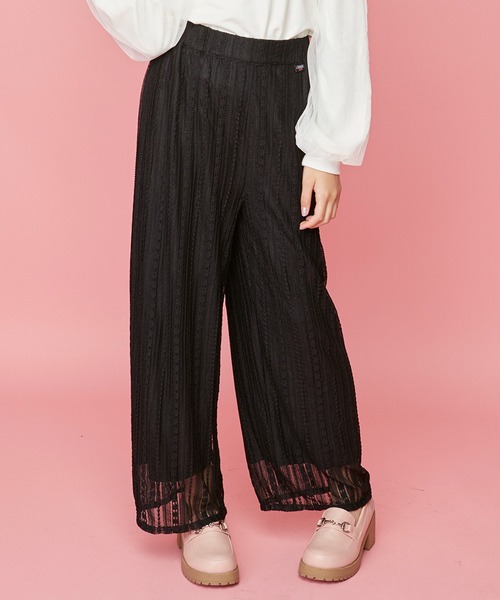 JENNI love(ジェニィラブ)の「レースパンツ(その他パンツ・キッズ・ベージュ/ブラック/オフホワイト・140cm/130cm/160cm/150cm)」の3枚目の写真