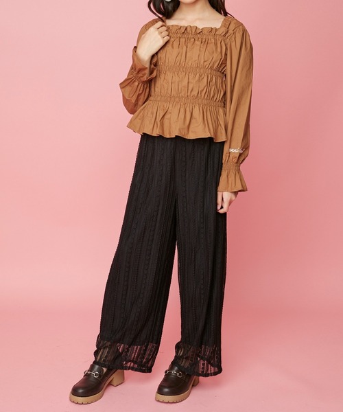 JENNI love(ジェニィラブ)の「レースパンツ(その他パンツ・キッズ・ベージュ/ブラック/オフホワイト・140cm/130cm/160cm/150cm)」の20枚目の写真