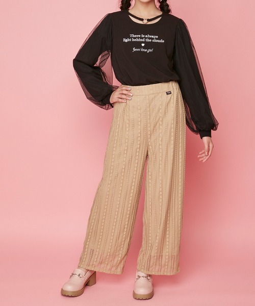 JENNI love(ジェニィラブ)の「レースパンツ(その他パンツ・キッズ・ベージュ/ブラック/オフホワイト・140cm/130cm/160cm/150cm)」の21枚目の写真