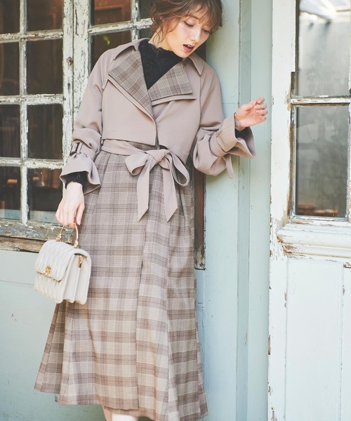 NOELA（ノエラ）の「ダブルカラートレンチコート（トレンチコート