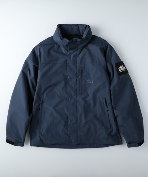 CAMP7（キャンプセブン）の「【CAMP7】スタンドカラージャケット（ブルゾン・メンズ・ネイビー/ベージュ/ブラック・M/L/XL）」の8枚目の写真