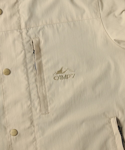 CAMP7（キャンプセブン）の「【CAMP7】スタンドカラージャケット（ブルゾン・メンズ・ネイビー/ベージュ/ブラック・M/L/XL）」の11枚目の写真