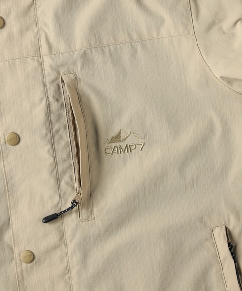 CAMP7（キャンプセブン）の「【CAMP7】スタンドカラージャケット（ブルゾン・メンズ・ネイビー/ベージュ/ブラック・M/L/XL）」の13枚目の写真