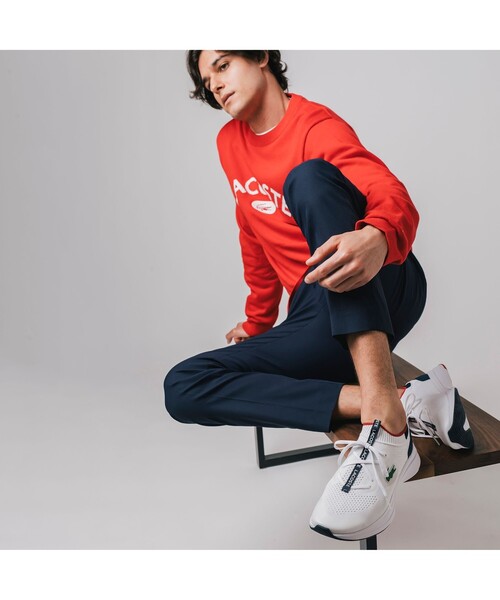 LACOSTE(ラコステ)の「メンズ RUN SPIN KNITOLY 0121 1(スニーカー・メンズ・ホワイト・28.0cm/26.5cm/27.0cm/25.5cm/26.0cm/28.5cm/25.0cm)」の4枚目の写真