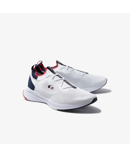 LACOSTE(ラコステ)の「メンズ RUN SPIN KNITOLY 0121 1(スニーカー・メンズ・ホワイト・28.0cm/26.5cm/27.0cm/25.5cm/26.0cm/28.5cm/25.0cm)」の7枚目の写真