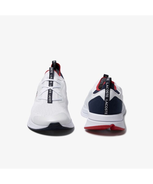 LACOSTE(ラコステ)の「メンズ RUN SPIN KNITOLY 0121 1(スニーカー・メンズ・ホワイト・28.0cm/26.5cm/27.0cm/25.5cm/26.0cm/28.5cm/25.0cm)」の3枚目の写真