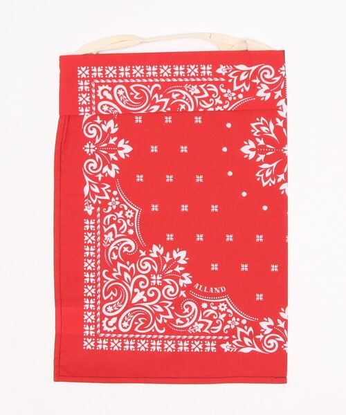 ALLAND（オルランド）の「【ALLAND / オルランド】バンダナトートバッグ（トートバッグ・メンズ・ブラック/ホワイト/ネイビー/ブルー系その他/レッド・FREE）」の5枚目の写真