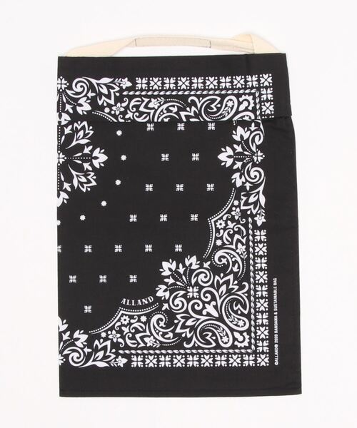 ALLAND（オルランド）の「【ALLAND / オルランド】バンダナトートバッグ（トートバッグ・メンズ・ブラック/ホワイト/ネイビー/ブルー系その他/レッド・FREE）」の12枚目の写真