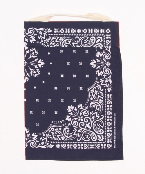 ALLAND（オルランド）の「【ALLAND / オルランド】バンダナトートバッグ（トートバッグ・メンズ・ブラック/ホワイト/ネイビー/ブルー系その他/レッド・FREE）」の10枚目の写真