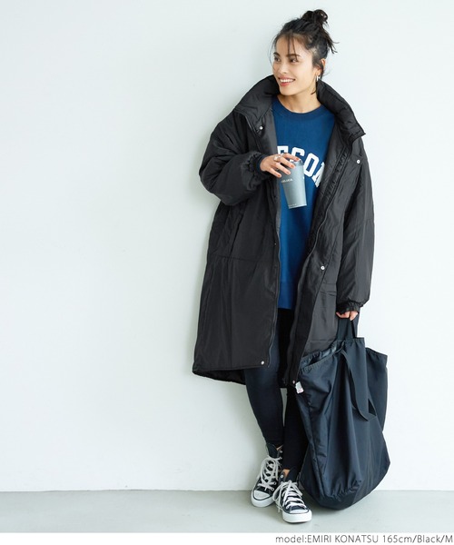 coca(coca)(コカ)の「モンスターパーカー(ダウンジャケット/コート・レディース・ブラック/カーキ・L/M)」の7枚目の写真