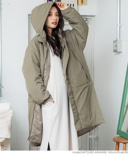 coca(coca)(コカ)の「モンスターパーカー(ダウンジャケット/コート・レディース・ブラック/カーキ・L/M)」の21枚目の写真