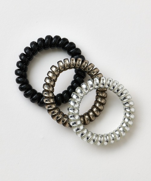 COLONY 2139(コロニートゥーワンスリーナイン)の「ねじりゴムSET(3本セット)(ヘアゴム・レディース・ゴールド/シルバー/ゴールド系その他/シルバー系その他・FREE)」の6枚目の写真