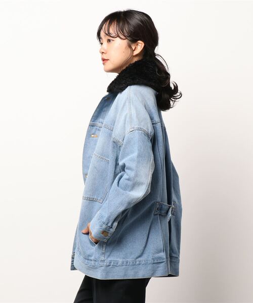 LUCA/LADY LUCK LUCA（ルカ/レディラックルカ）の「LC/LLL BIGデニムジャケット（デニムジャケット・レディース・インディゴブルー/ブルー・FREE）」の14枚目の写真