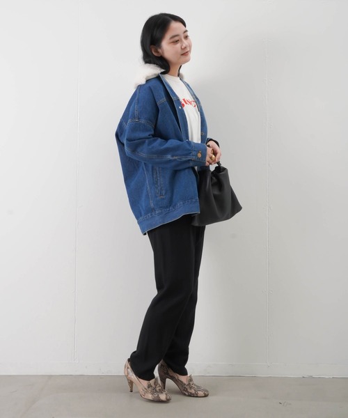 LUCA/LADY LUCK LUCA（ルカ/レディラックルカ）の「LC/LLL BIGデニムジャケット（デニムジャケット・レディース・インディゴブルー/ブルー・FREE）」の20枚目の写真