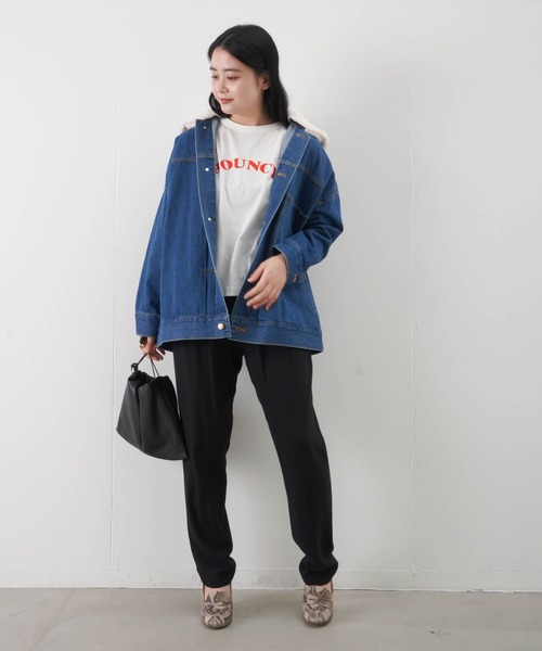 LUCA/LADY LUCK LUCA（ルカ/レディラックルカ）の「LC/LLL BIGデニムジャケット（デニムジャケット・レディース・インディゴブルー/ブルー・FREE）」の15枚目の写真