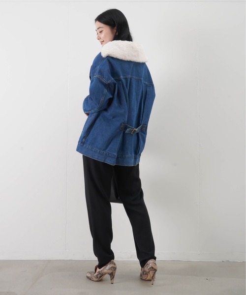 LUCA/LADY LUCK LUCA（ルカ/レディラックルカ）の「LC/LLL BIGデニムジャケット（デニムジャケット・レディース・インディゴブルー/ブルー・FREE）」の18枚目の写真