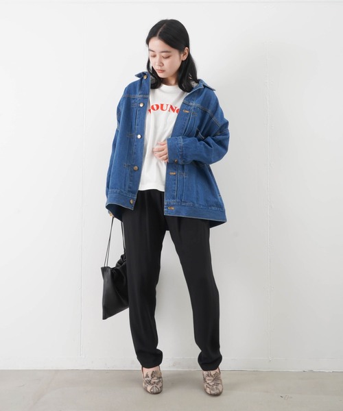 LUCA/LADY LUCK LUCA（ルカ/レディラックルカ）の「LC/LLL BIGデニムジャケット（デニムジャケット・レディース・インディゴブルー/ブルー・FREE）」の8枚目の写真