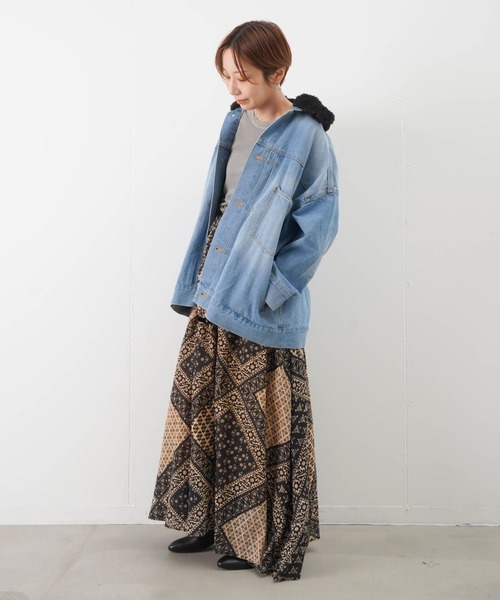 LUCA/LADY LUCK LUCA（ルカ/レディラックルカ）の「LC/LLL BIGデニムジャケット（デニムジャケット・レディース・インディゴブルー/ブルー・FREE）」の4枚目の写真