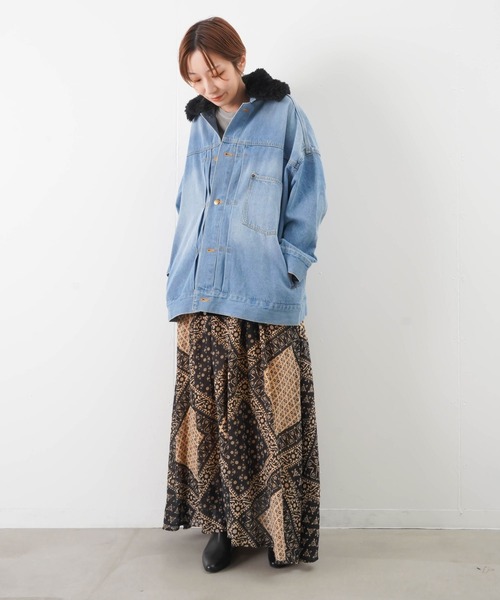 LUCA/LADY LUCK LUCA（ルカ/レディラックルカ）の「LC/LLL BIGデニムジャケット（デニムジャケット・レディース・インディゴブルー/ブルー・FREE）」の16枚目の写真