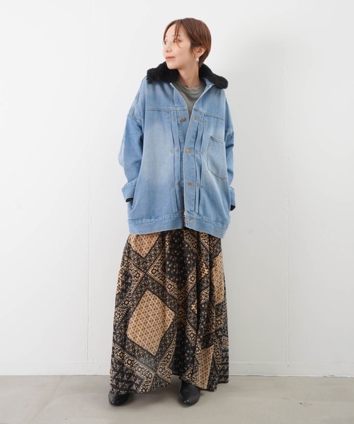 LUCA/LADY LUCK LUCA（ルカ/レディラックルカ）の「LC/LLL BIGデニムジャケット（デニムジャケット・レディース・インディゴブルー/ブルー・FREE）」の21枚目の写真