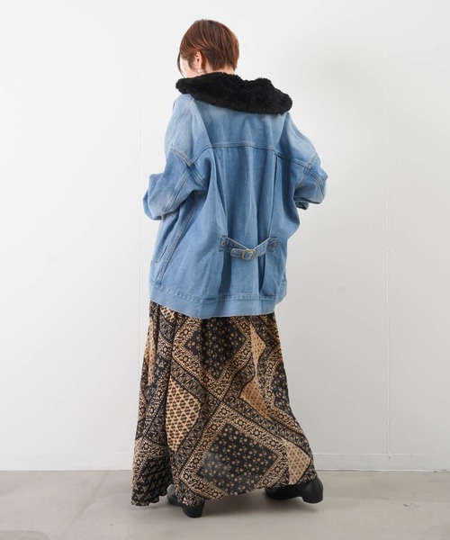 LUCA/LADY LUCK LUCA（ルカ/レディラックルカ）の「LC/LLL BIGデニムジャケット（デニムジャケット・レディース・インディゴブルー/ブルー・FREE）」の7枚目の写真