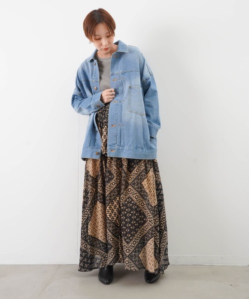 LUCA/LADY LUCK LUCA（ルカ/レディラックルカ）の「LC/LLL BIGデニムジャケット（デニムジャケット・レディース・インディゴブルー/ブルー・FREE）」の9枚目の写真