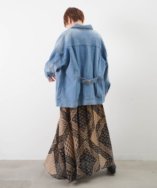 LUCA/LADY LUCK LUCA（ルカ/レディラックルカ）の「LC/LLL BIGデニムジャケット（デニムジャケット・レディース・インディゴブルー/ブルー・FREE）」の11枚目の写真