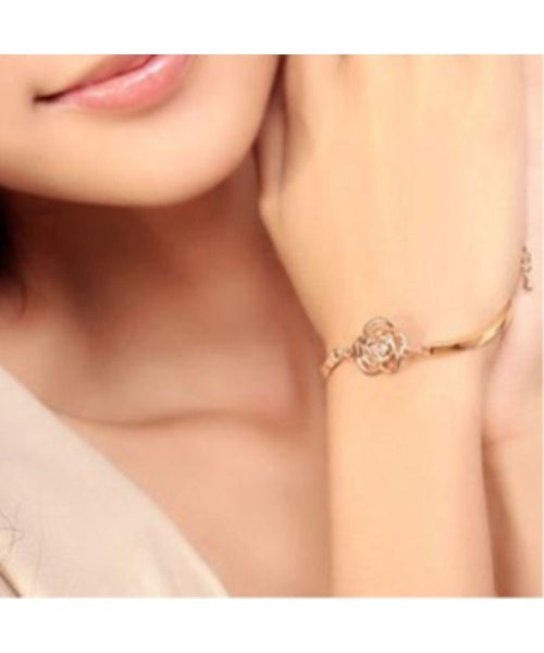 KONVINI(コンビニ)の「【Zarabanda 】ローズモチーフバングル / elb-1006(バングル/リストバンド・レディース・ゴールド・FREE)」の7枚目の写真