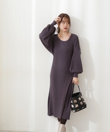 PROPORTION BODY DRESSING | ボレロ付ニットワンピース / 1211240010(ワンピース)