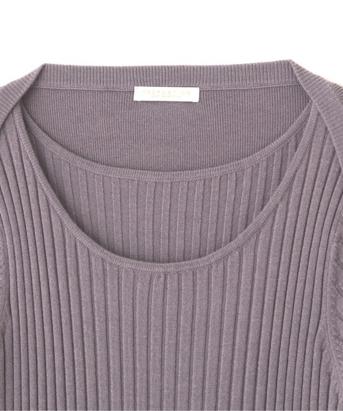 PROPORTION BODY DRESSING（プロポーションボディドレッシング）の「ボレロ付ニットワンピース / 1211240010（ワンピース・レディース・ダークグレー/ピンク/ブルー・MEDIUM/SMALL/P/S）」の12枚目の写真