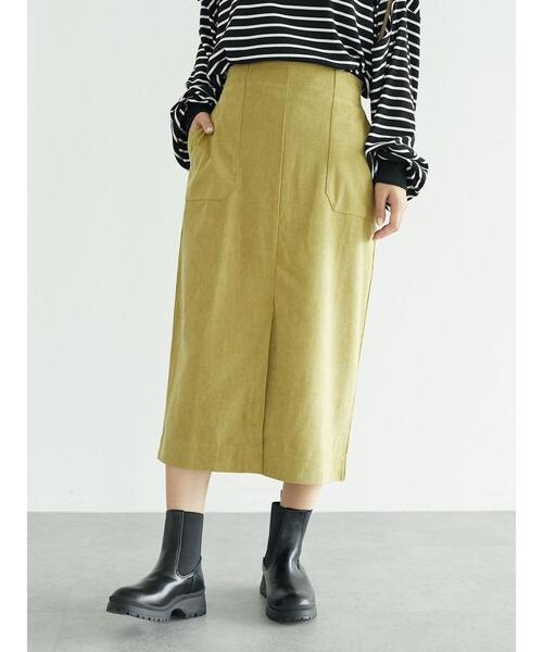 Green Parks(グリーンパークス)の「リブタイトスカート*(スカート・レディース・ダークグレー/グリーン/ホワイト系その他2・FREE)」の17枚目の写真