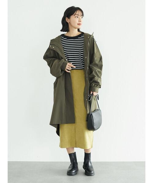 Green Parks(グリーンパークス)の「リブタイトスカート*(スカート・レディース・ダークグレー/グリーン/ホワイト系その他2・FREE)」の6枚目の写真