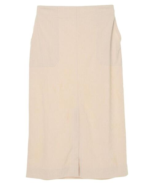 Green Parks(グリーンパークス)の「リブタイトスカート*(スカート・レディース・ダークグレー/グリーン/ホワイト系その他2・FREE)」の2枚目の写真