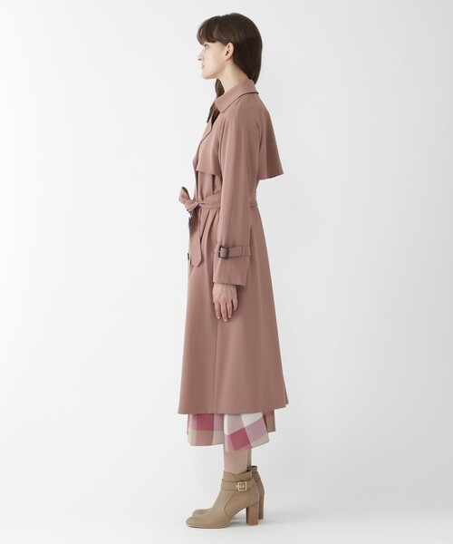 ブルーレーベルクレストブリッジ　シルキー　ストレッチライト　トレンチコート BLUE LABEL CRESTBRIDGE（ブルーレーベルクレストブリッジ）の