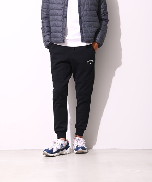 CONVERSE（コンバース）の「【CONVERSE/コンバース】スリムジョガーテーパードスウェットパンツ（スウェットパンツ・メンズ・チャコールグレー/ブラック/杢グレー・MEDIUM/LARGE/X-LARGE）」の2枚目の写真