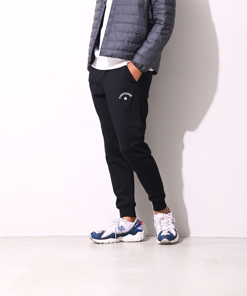 CONVERSE（コンバース）の「【CONVERSE/コンバース】スリムジョガーテーパードスウェットパンツ（スウェットパンツ・メンズ・チャコールグレー/ブラック/杢グレー・MEDIUM/LARGE/X-LARGE）」の7枚目の写真