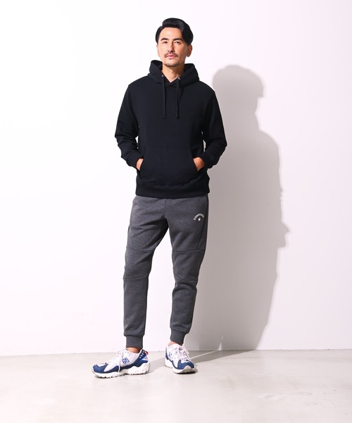 CONVERSE（コンバース）の「【CONVERSE/コンバース】スリムジョガーテーパードスウェットパンツ（スウェットパンツ・メンズ・チャコールグレー/ブラック/杢グレー・MEDIUM/LARGE/X-LARGE）」の12枚目の写真