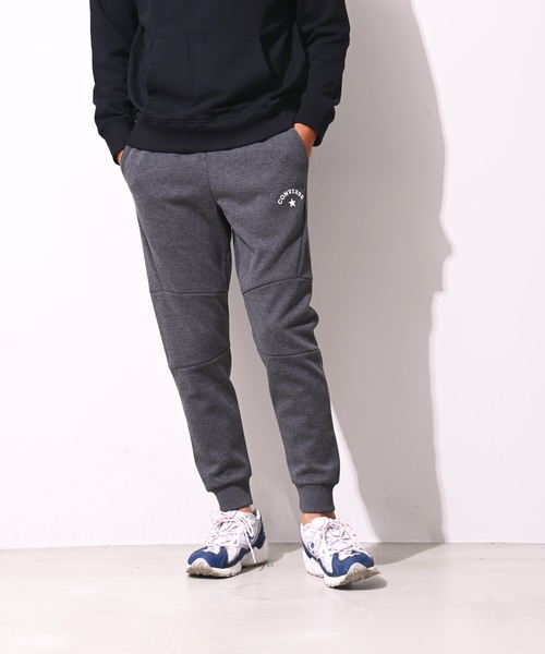 CONVERSE（コンバース）の「【CONVERSE/コンバース】スリムジョガーテーパードスウェットパンツ（スウェットパンツ・メンズ・チャコールグレー/ブラック/杢グレー・MEDIUM/LARGE/X-LARGE）」の16枚目の写真