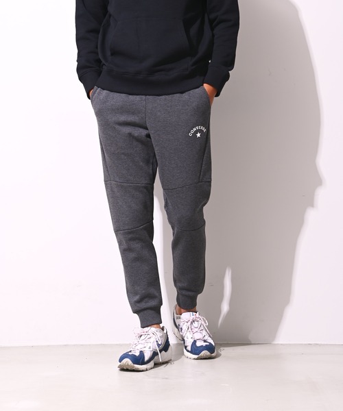 CONVERSE（コンバース）の「【CONVERSE/コンバース】スリムジョガーテーパードスウェットパンツ（スウェットパンツ・メンズ・チャコールグレー/ブラック/杢グレー・MEDIUM/LARGE/X-LARGE）」の17枚目の写真