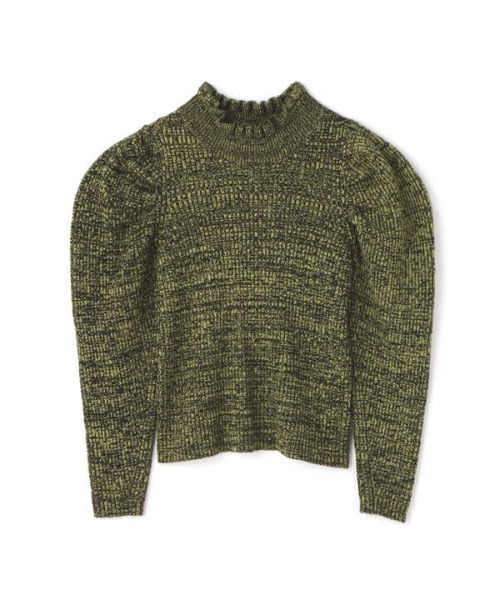 N.（N. Natural Beauty Basic）（エヌエヌナチュラルビューティーベーシック）の「◆メランジフリルネックニット（ニット/セーター・レディース・クリーム/イエロー/レッド・MEDIUM）」の16枚目の写真