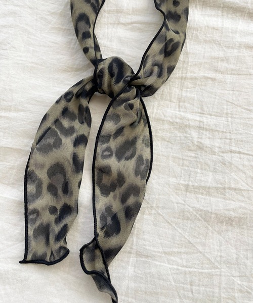 kutir(クティール)の「シアースカーフ(バンダナ/スカーフ・レディース・ブラック/グレー/オフホワイト/カーキ/アイボリー/ライトブラウン/モカ・FREE)」の12枚目の写真