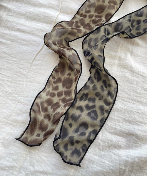 kutir(クティール)の「シアースカーフ(バンダナ/スカーフ・レディース・ブラック/グレー/オフホワイト/カーキ/アイボリー/ライトブラウン/モカ・FREE)」の8枚目の写真