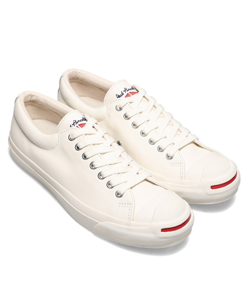 CONVERSE(コンバース)の「CONVERSE JACK PURCELL CL LEATHER RH / コンバース ジャックパーセル CL レザー RH(スニーカー・レディース・ホワイト・23.5cm/22.5cm/25.0cm/26.0cm/26.5cm/24.0cm/27.0cm/27.5cm/23.0cm/25.5cm/28.0cm/24.5cm)」の4枚目の写真