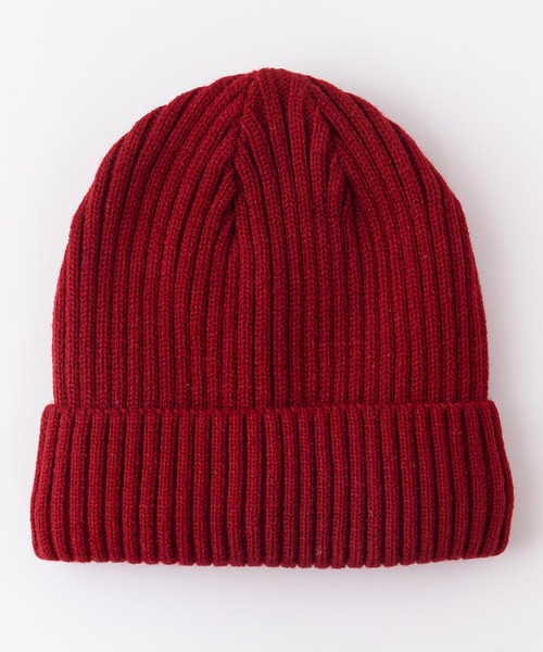 Blue Standard （ブルースタンダード）の「【BLUE STANDARD/ブルースタンダード】静電気軽減　裏フリースリブニットワッチ ビーニー（ニットキャップ/ビーニー・メンズ・ホワイト/ラベンダー/オリーブ/ネイビー/チャコールグレー/ワイン/ブラック/ライトブルー/ベージュ/ライトグレー/グリーン/オレンジ系その他・FREE）」の11枚目の写真