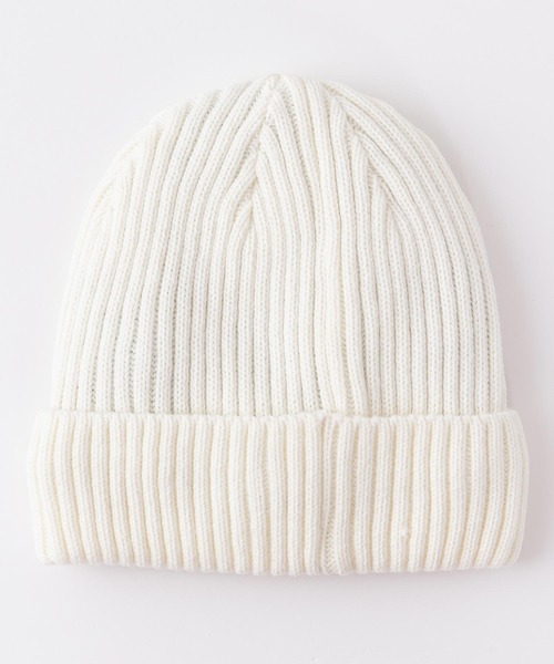 Blue Standard （ブルースタンダード）の「【BLUE STANDARD/ブルースタンダード】静電気軽減　裏フリースリブニットワッチ ビーニー（ニットキャップ/ビーニー・メンズ・ホワイト/ラベンダー/オリーブ/ネイビー/チャコールグレー/ワイン/ブラック/ライトブルー/ベージュ/ライトグレー/グリーン/オレンジ系その他・FREE）」の17枚目の写真