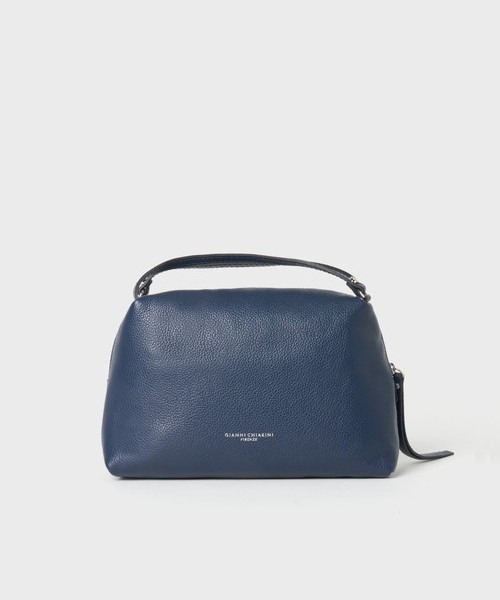 GIANNI CHIARINI アリファMネイビー ジャンニキアリーニ ハンドバッグ ショルダーバッグ アリファ Mサイズ